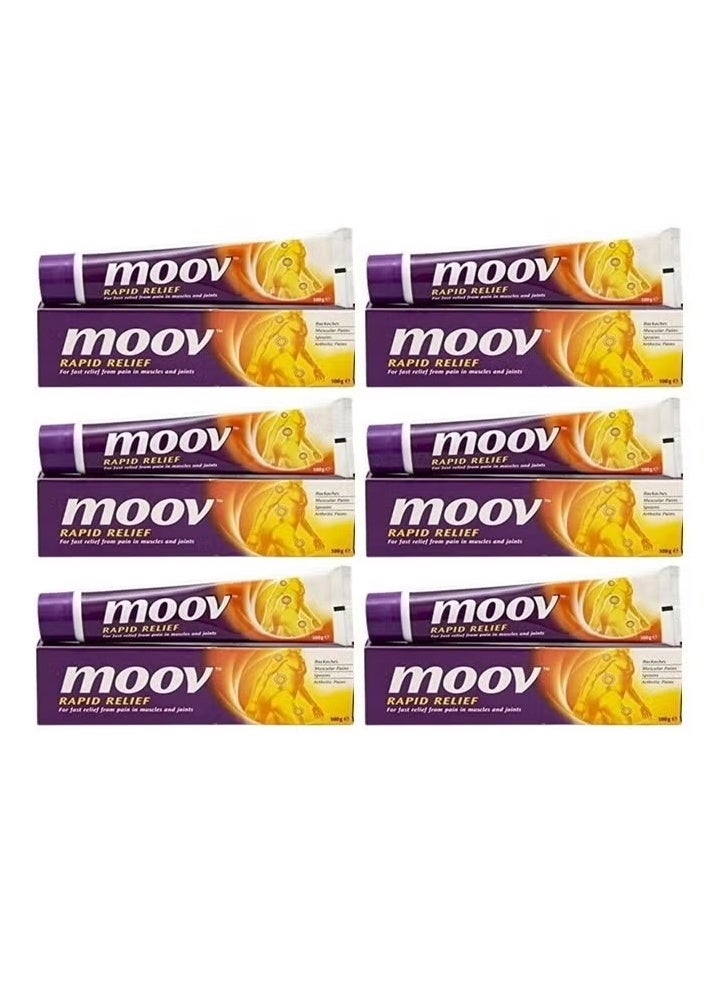 Moov Rapid Joint Pain Relief Cream 100g Pack of 6 - Image 1